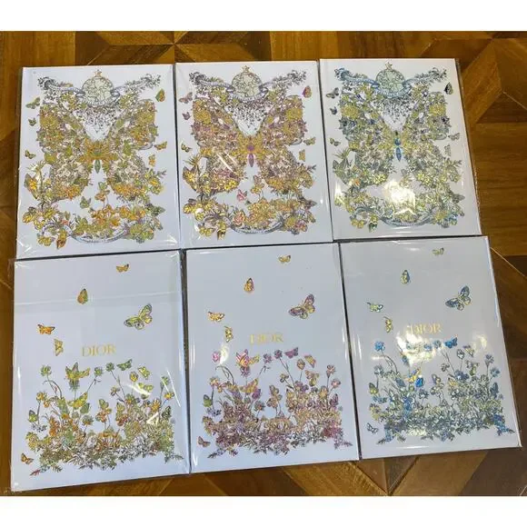 Christian Dior Butterfly Notebook Orange/Green - Picture 5 of 5